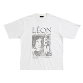 WENFENG 型 「杀手不太冷」复古印花T恤boxyfit短宽中号版 25SS