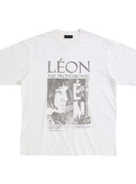 WENFENG LI 25SS 「杀手不太冷」复古印花T恤boxyfit短宽中号版型