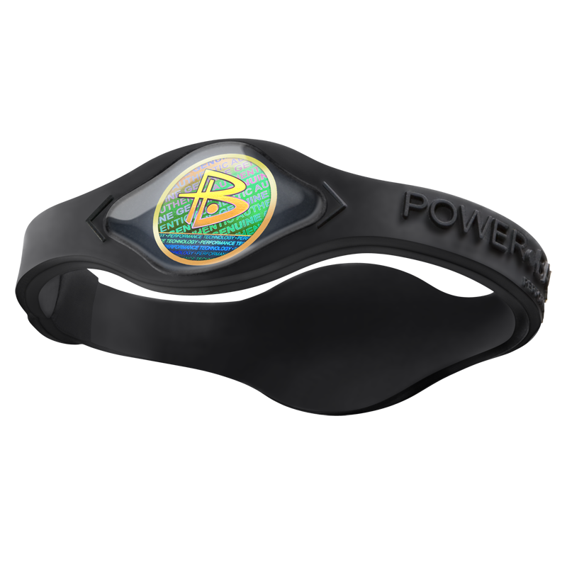 POWER BALANCE 霸能 能量平衡公司 手环 硅胶手环 黑色黑字