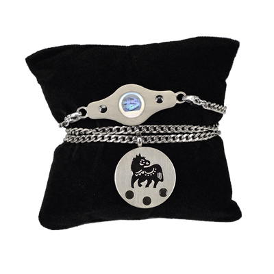 POWER·BALANCE霸能纯钛链负离子项链生肖系列——马，粗款