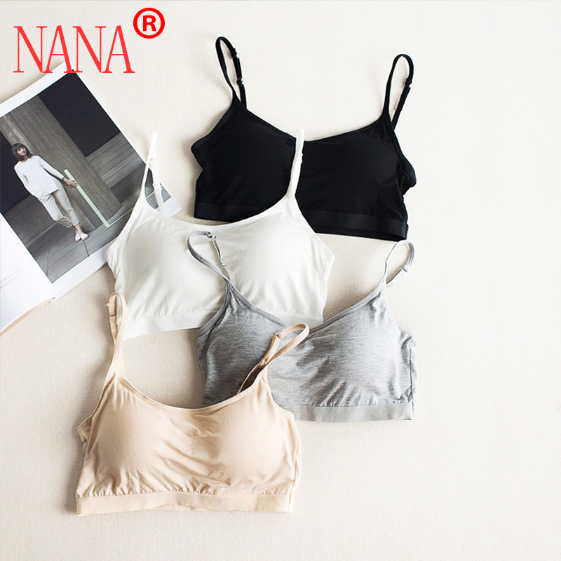 NANA两件装裹胸女夏小背心短抹胸