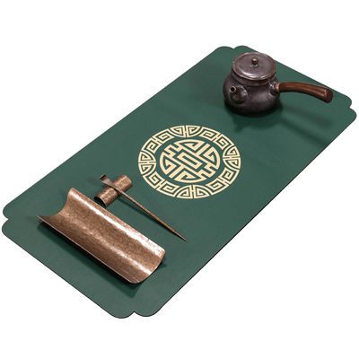 中式现代简约茶桌布6227皮革