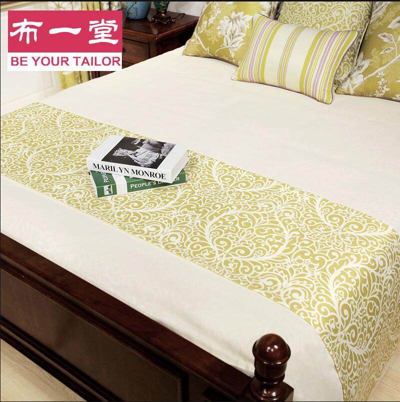 美式乡村田园床旗1052客厅茶几电视柜装饰布艺餐桌桌旗黄色,居家布艺,桌旗,淘宝优惠券,粉丝福利购,淘宝优惠卷