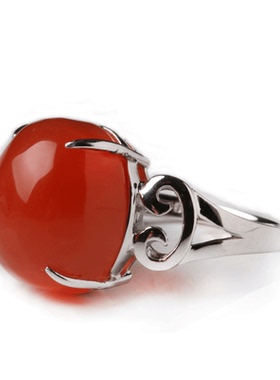 蔓伊诺四川925银凉山南红玛瑙