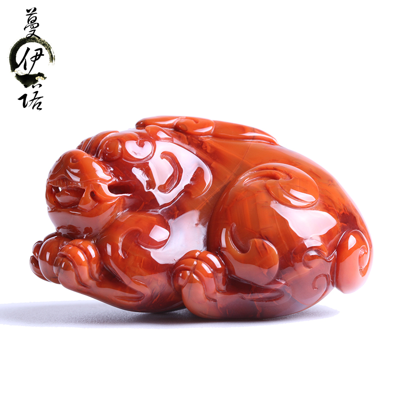 四川南红玛瑙貔貅吊坠饰品证书