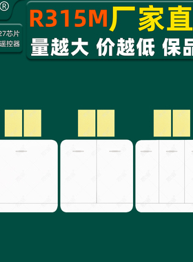 R315M晟涵SKOOYUN 86型随意贴遥控器1键2键3键2260/1527厂家直销