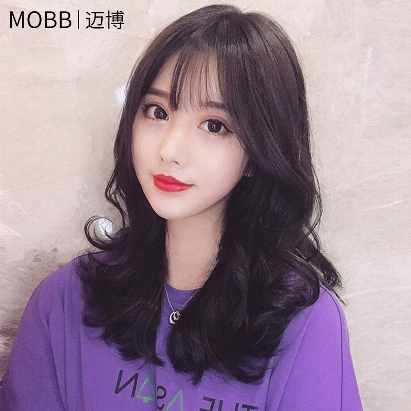 迈博假发女空气刘海中长卷发自然全头套式真人发丝网红整顶发套|msdalam kategori Penjagaan rambut/rambut palsu, rambut palsu, rambut palsu seluruh - dari Buy2taobao.com untuk memberikan perkhidmatan ejen Taobao profesional membeli