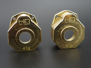 美国HR Traxxas TRX4 加重铜转向齿轮罩--一对（41克单个）