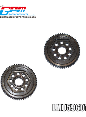 LOSI 1/18 Mini-T 2.0 2WD 45#加硬钢中波箱外部主齿59T/60T-个