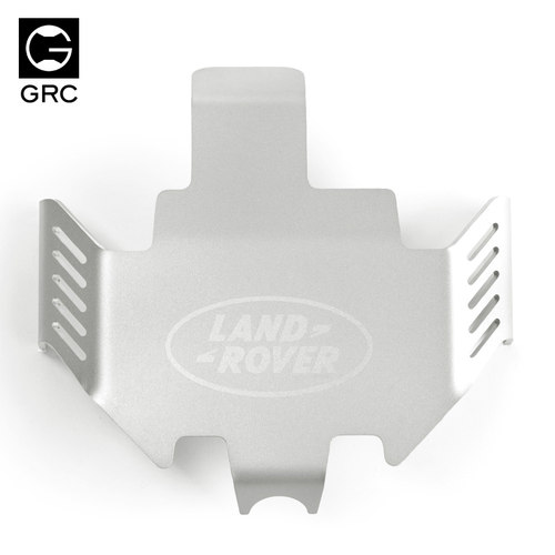 GRC TRX4底盘不锈钢护甲 护板 LAND ROVER 标志  #GAX0106A2