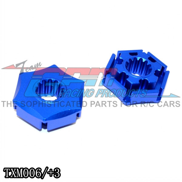 GPM FOR TRAXXAS X-MAXX 1/5铝合金加强型龙爪六角结合器+3MM-对
