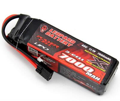 豹牌电池 7000MAH 11.1V 40C Traxxas  X-MAXX 短卡 越野锂电池