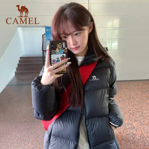 骆驼女装短款羽绒服冬季
