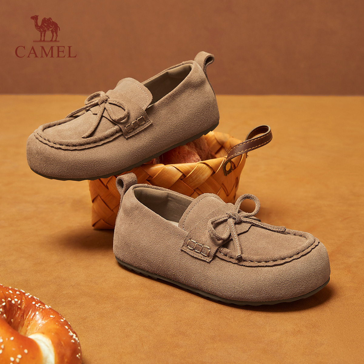 骆驼勃肯鞋女2025秋冬