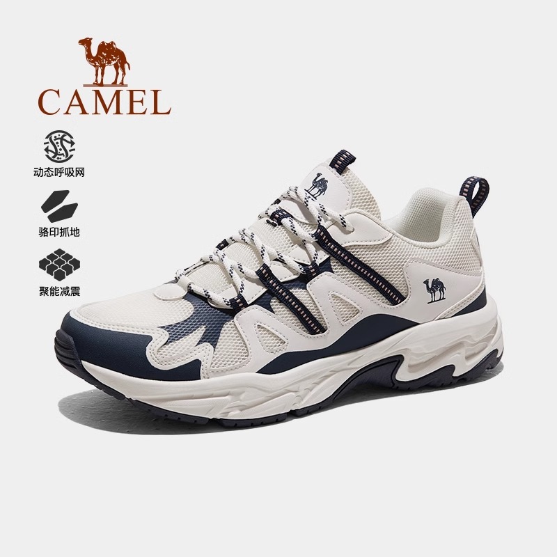 骆驼户外鞋回弹减震休闲鞋登山