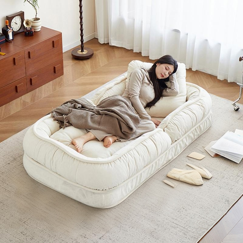 人类狗窝懒人沙发可躺可睡折叠沙发榻榻米卧室沙发两用折叠沙发床