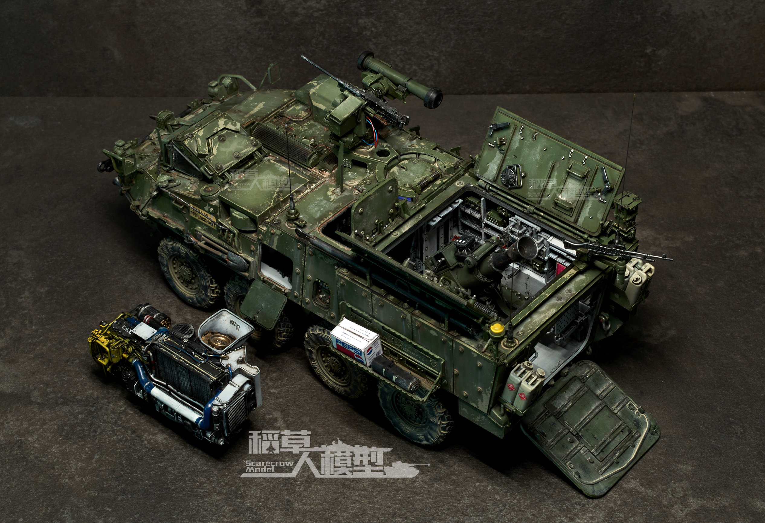 稻草人模型定制代工，尾款，定金坦克/战车/武器模型