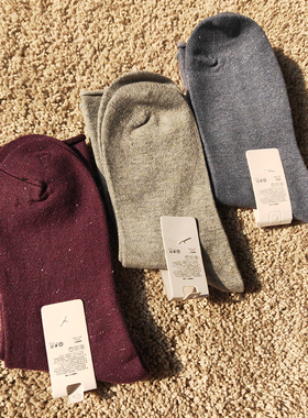 清仓特价堆堆袜长筒袜毛调复古银丝亮丝紫色灰蓝色卷边棉袜子女士