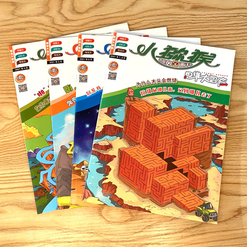 全年12猕猴智力画刊思维大冒险