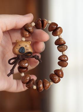 库克糖豆搭配桃木卡皮巴