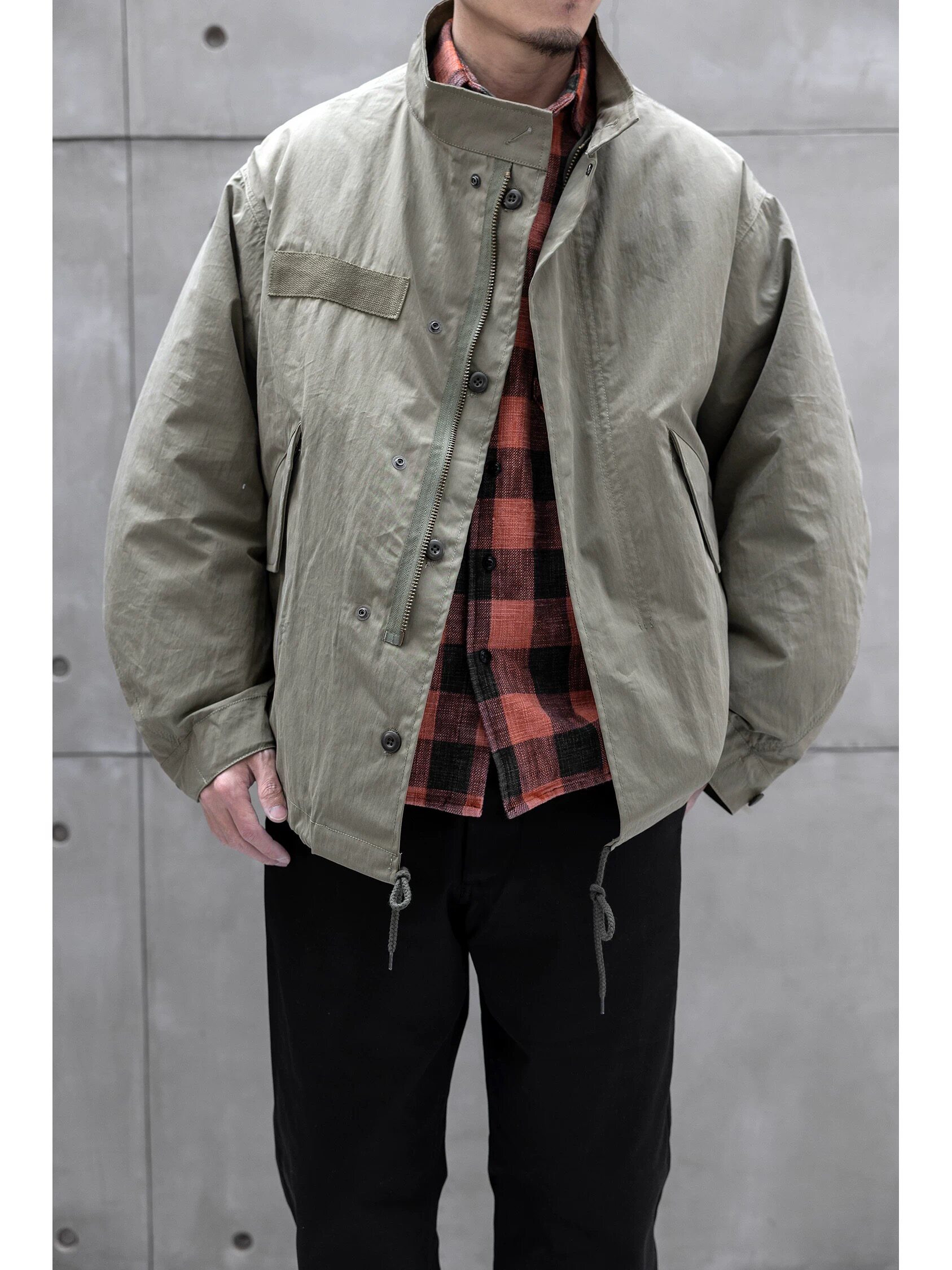 日系复古Kapital Vintage军事风短款夹克外套M51宽松立领工装上衣