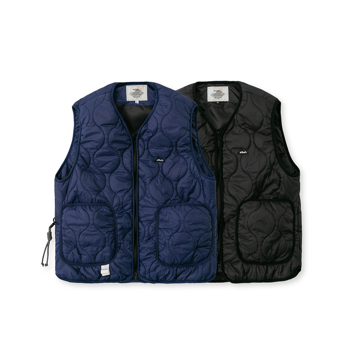 日系秋冬轻薄菱形棉衣马甲男女棒球棉服坎肩宽松潮流背心无袖外套