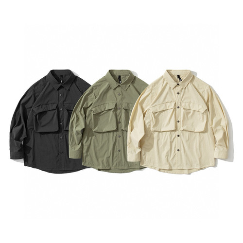 KAPITAL VINTAGE 日系户外山系复古工装衬衫男女宽松休闲上衣外套
