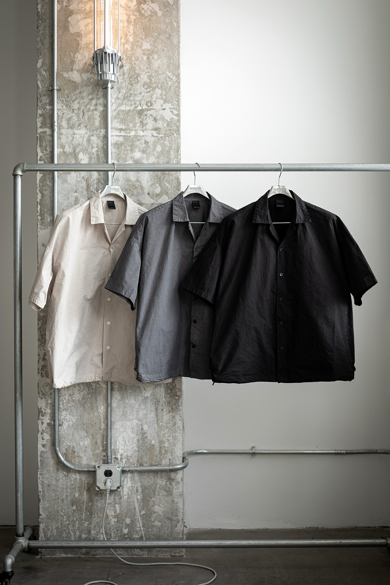 日系Kapital Vintage CITYBOY 宽松落肩廓形成衣染色潮牌短袖衬衣,男装,衬衫,淘宝优惠券,粉丝福利购,淘宝优惠卷