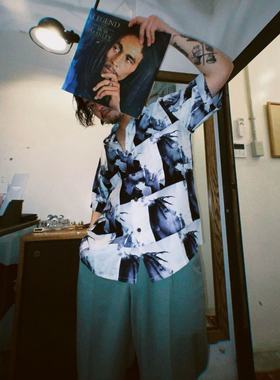 WACKO MARIA BOB MARLEY 雷鬼乐 日潮 夏威夷 休闲 宽松 衬衫短袖