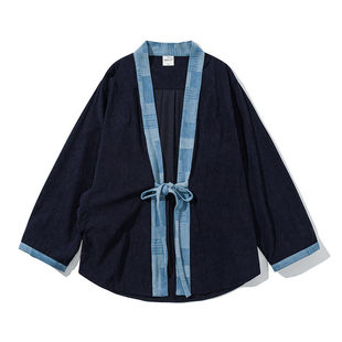 KAPITAL VINTAGE灯芯绒道袍外套复古开衫衬衫 KUBA LHAMO非visvim
