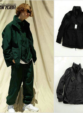 日系户外 PIER39 Tech Windbreaker Jacket防水运动夹克外套立领