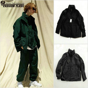 日系户外 PIER39 Tech Windbreaker Jacket防水运动夹克外套立领