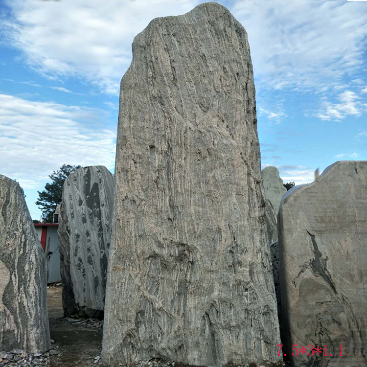 泰山石风景石自然石景观石头刻字石景区新农村门口招牌石地标石
