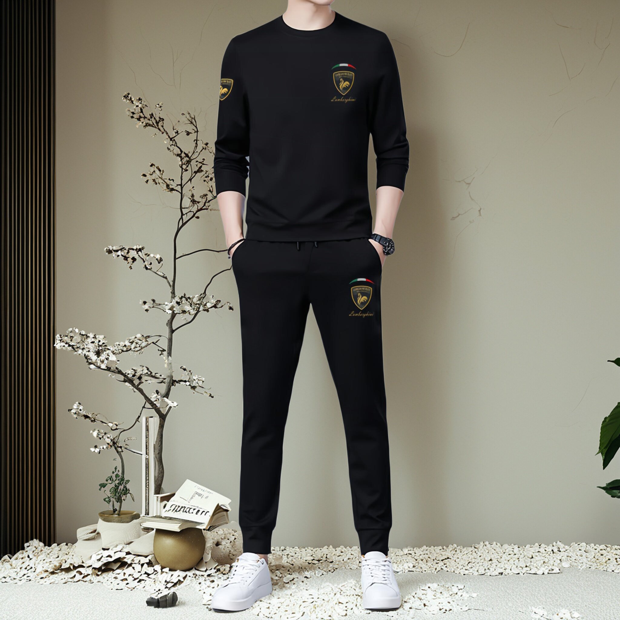 秋冬青少年加绒休闲服搭配一整套