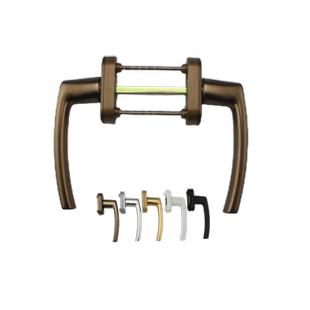 铝包木对穿门执手锁通用型门锁家用ROTO配件诺托拉手实木门双面