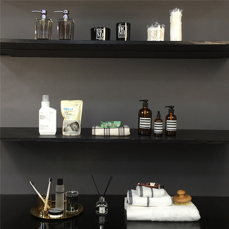 北欧样板间卫生间浴室柜子摆件香薰爽肤水洗衣液牙刷组合卫浴卖场