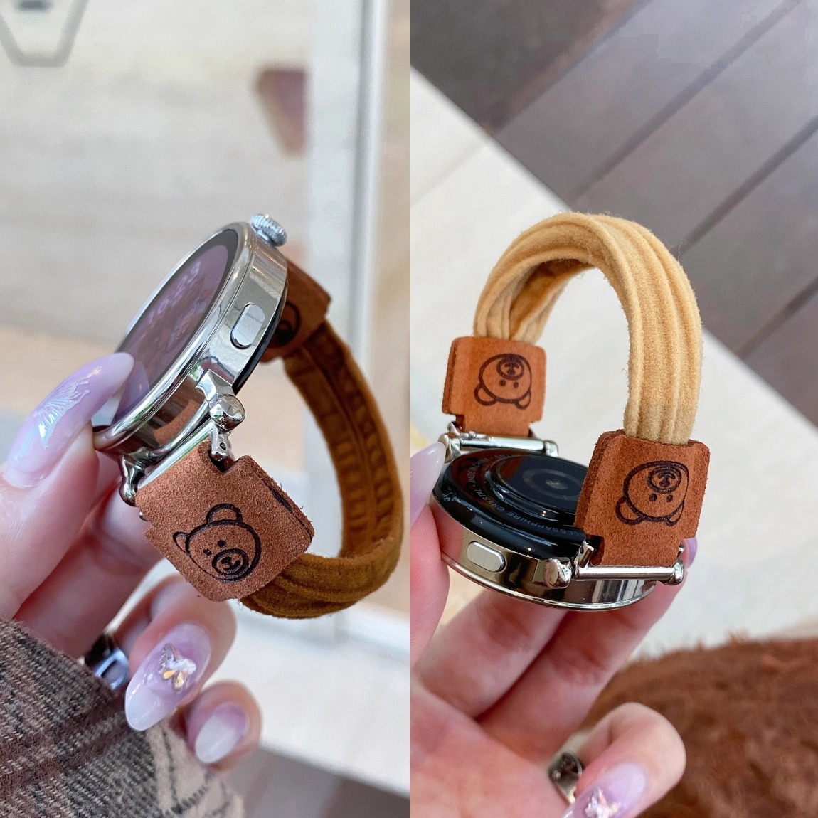 适用华为GT5小熊发圈弹力绳表带