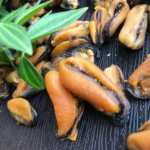 野生淡菜干青口贝海味干货湛江遂溪草潭江洪海鲜新货牡蛎干250G