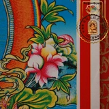 Тибетская тибетская тибетская будда долговечность трех цветов