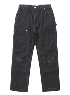 水洗做旧Carhartt B01卡哈特主线双膝重磅伐木裤工装裤秋冬长裤