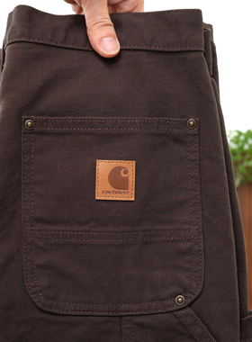 Carhartt B136卡哈特主线重磅水洗多口袋工装裤双膝伐木工裤长裤