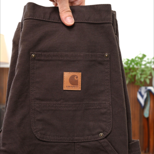 长裤 Carhartt 双膝伐木工裤 裤 B136卡哈特主线重磅水洗多口袋工装
