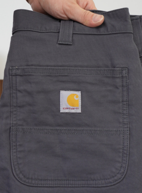 Carhartt102802卡哈特主线直筒水洗多口袋工装裤双膝裤8oz瘦版B01