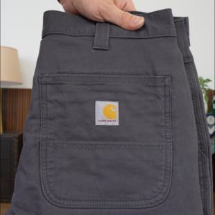 Carhartt102802卡哈特主线直筒水洗多口袋工装裤双膝裤8oz瘦版B01