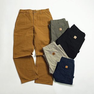Carhartt 卡哈特B11 B324主线多口袋帆布工装裤美式休闲裤直筒