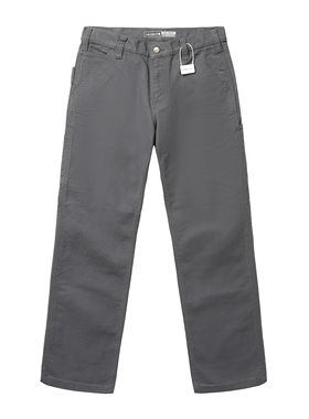 Carhartt 卡哈特106992重磅微弹帆布工装裤宽松直筒休闲裤单膝B01