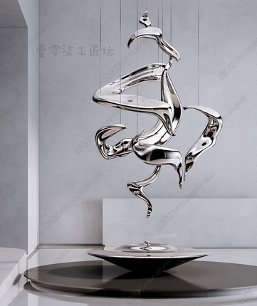 零壹柒轻奢艺术品雕塑酒店别墅客厅现代家居饰品创意抽象艺术摆件