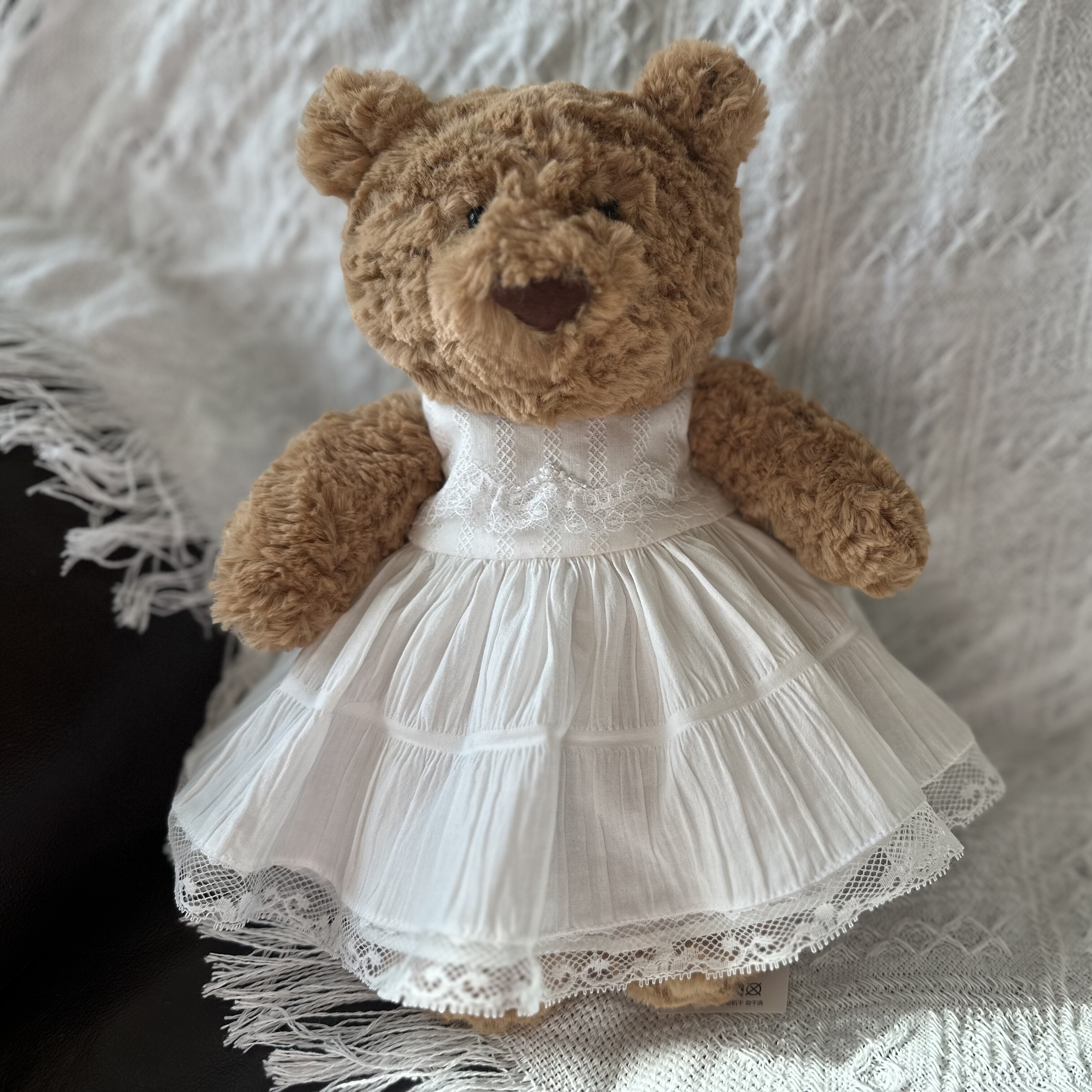 巴塞罗熊衣服jellycat小熊娃衣裙子玩偶着替手作熊衣服Medium中号