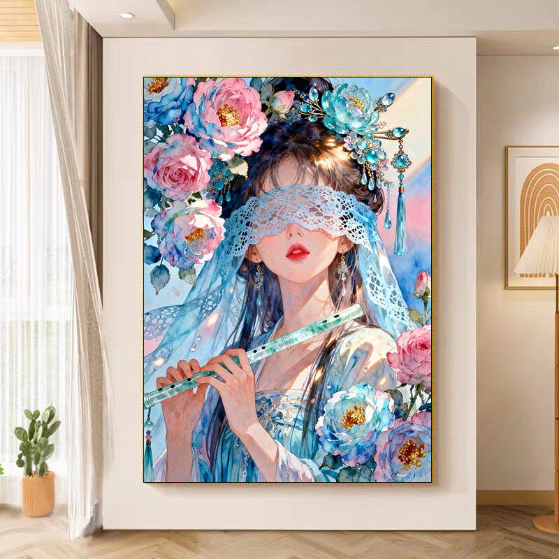 带框钻石画满钻方钻手工贴钻绣欧钻石绣