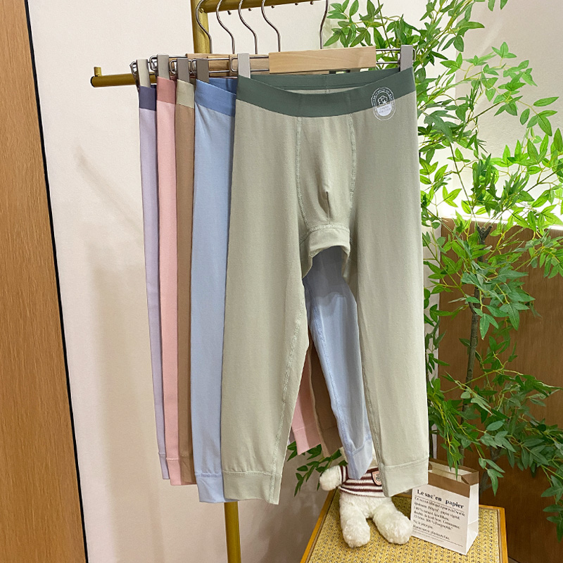 免穿内裤秋裤二合一莫棉男童贴身